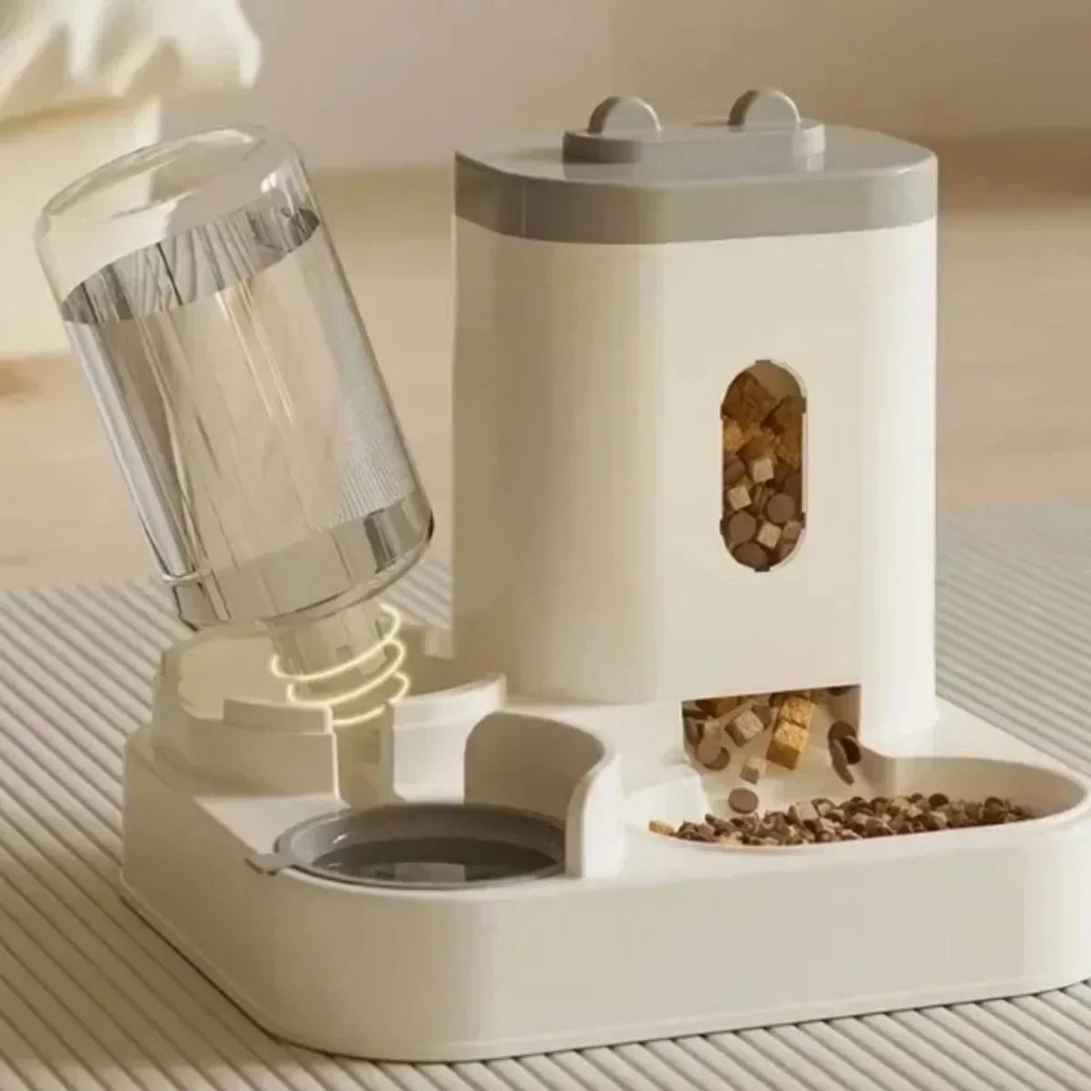 Automatic Feeder Dog/Cat Food Bowl With Water Fountain