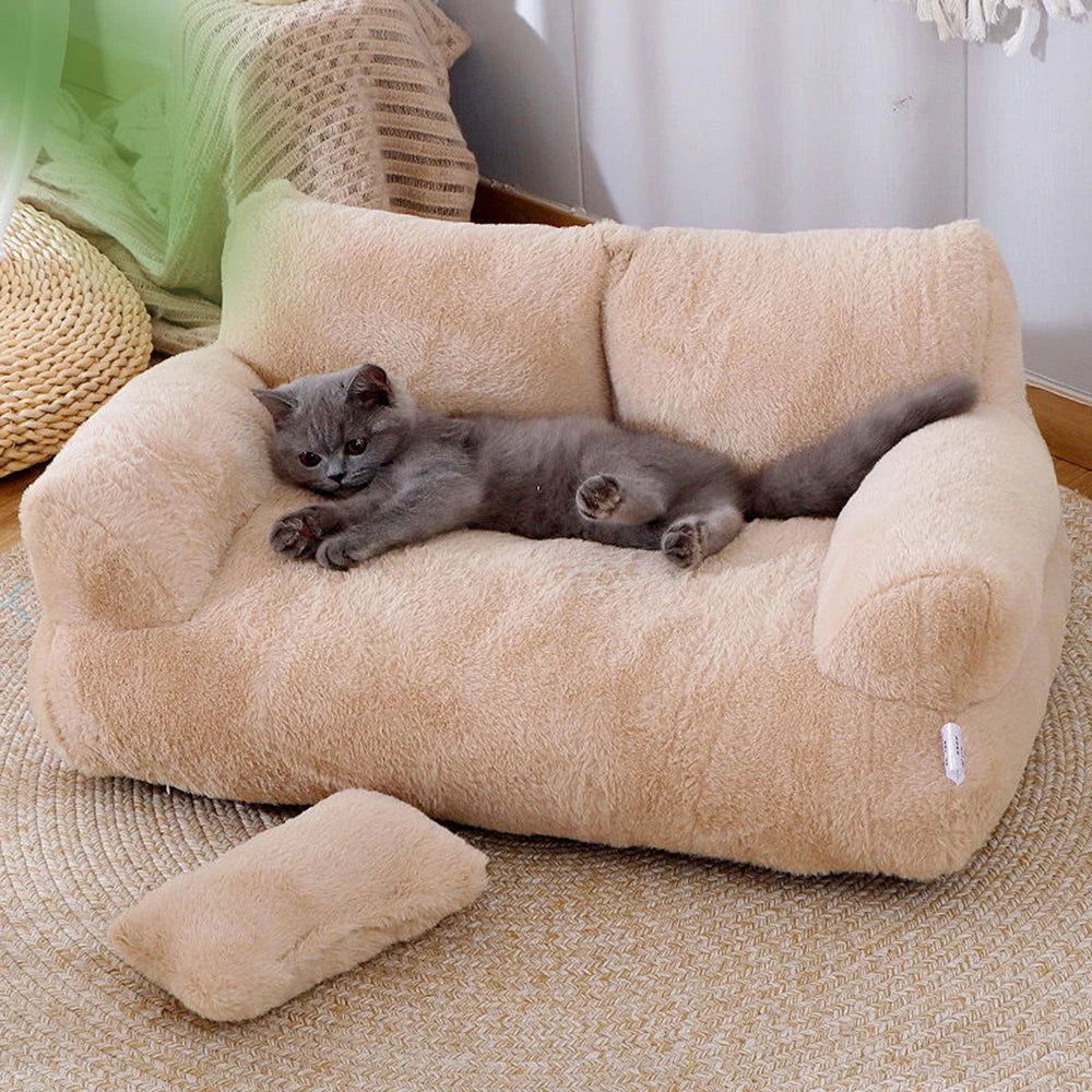 Pet Sofa Detachable Washable Comfortable Couch for Cats And Dogs