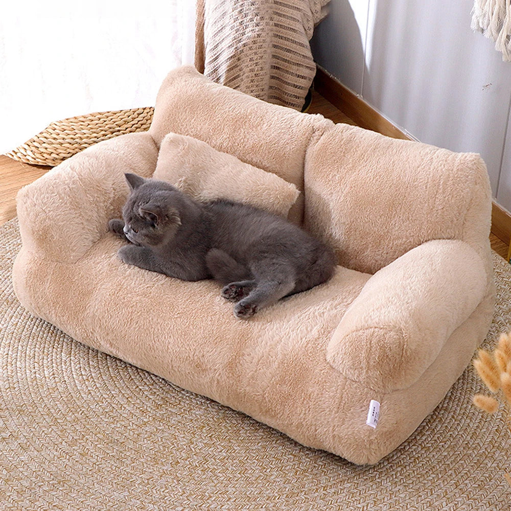 Pet Sofa Detachable Washable Comfortable Couch for Cats And Dogs
