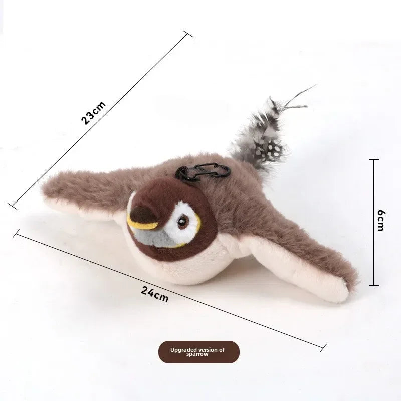 Cat Interactive Toys Catnip Electric Pat Bird