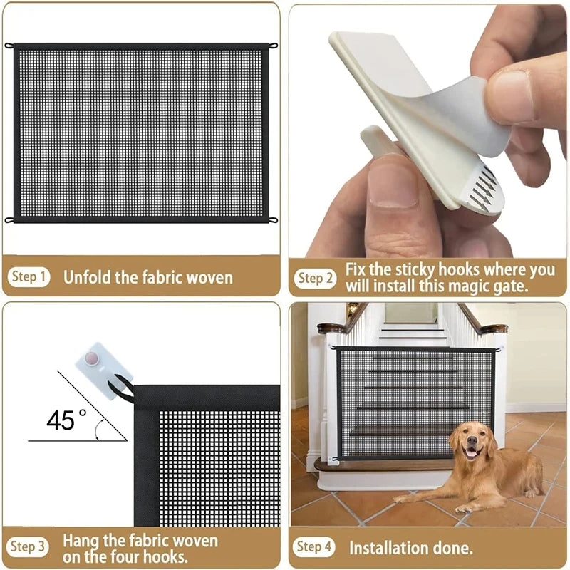 Pet Dog Barrier Fences With 4Pcs