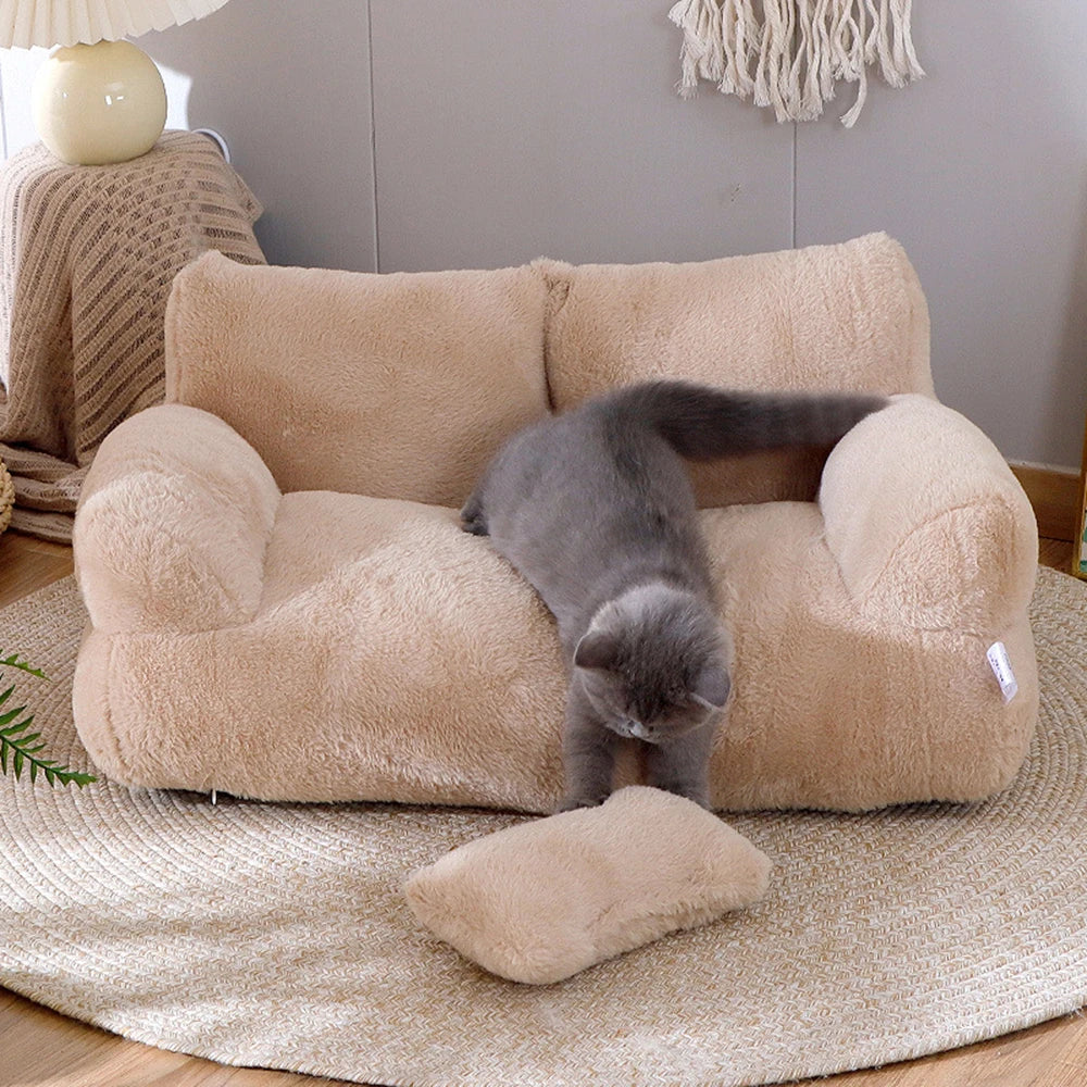 Pet Sofa Detachable Washable Comfortable Couch for Cats And Dogs