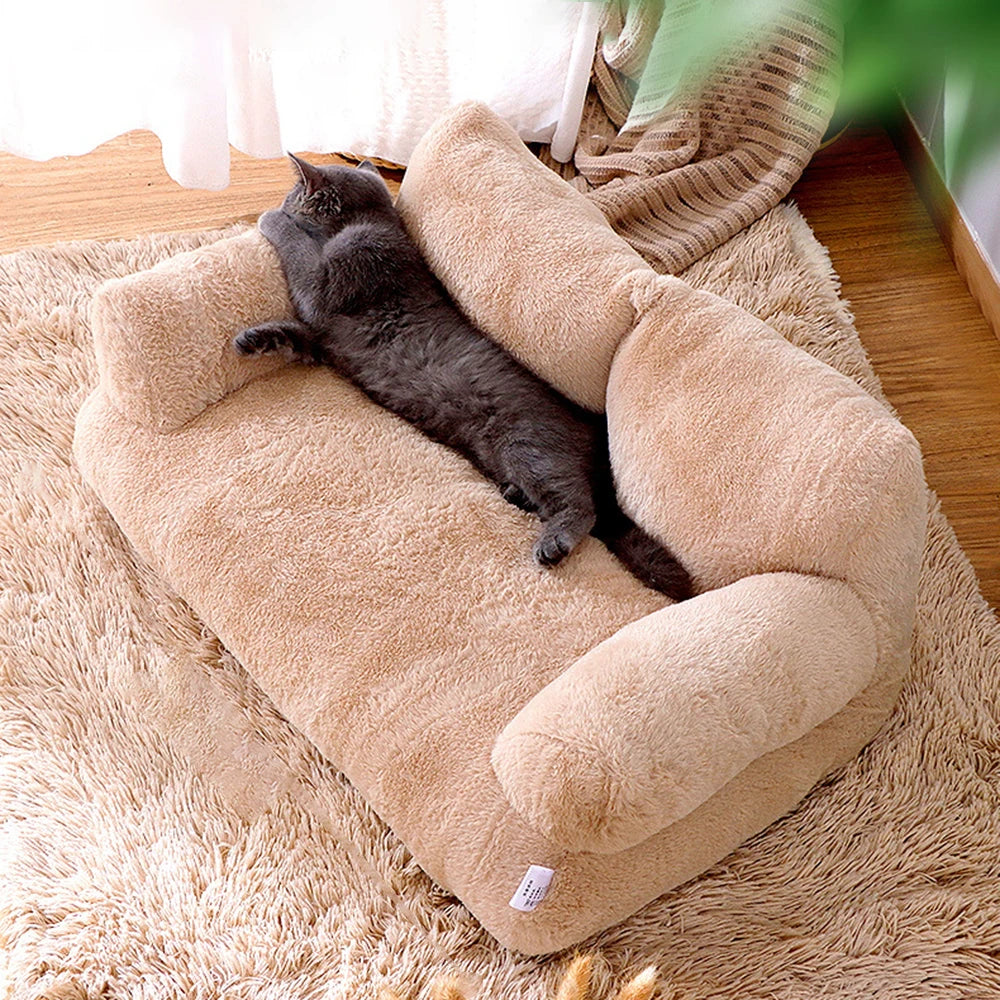 Pet Sofa Detachable Washable Comfortable Couch for Cats And Dogs